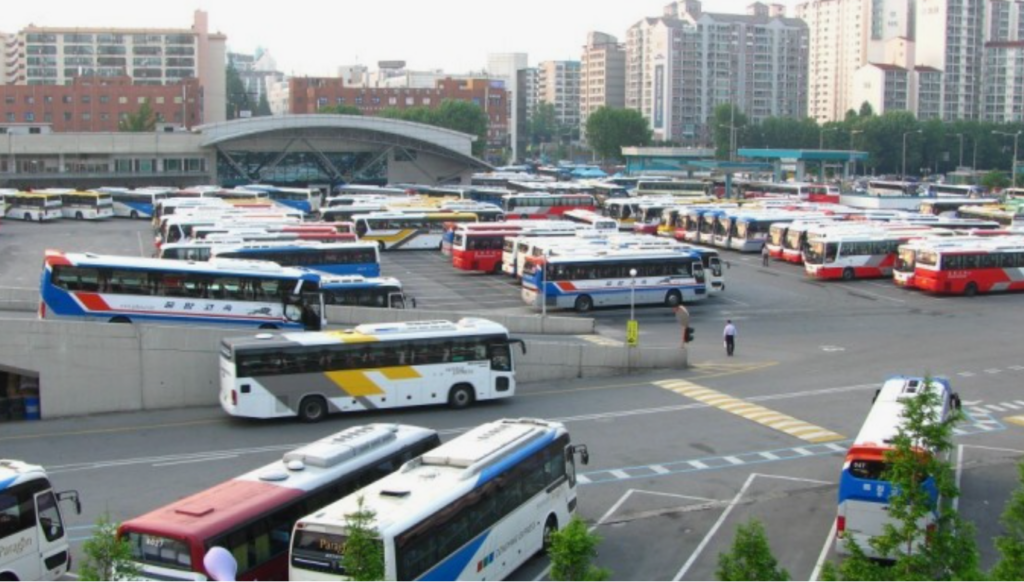 Korean express bus terminal